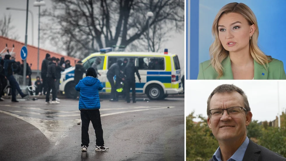 Erik Forslund, gruppledare för KD i Motala, stödjer sin partiledare Ebba Busch i hennes uttalanden om polisens agerande vid upploppen i bland annat Skäggetorp.