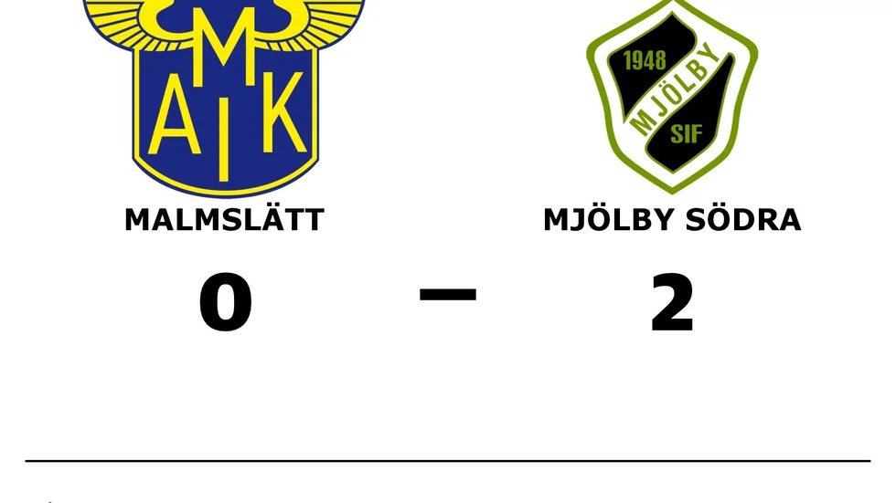 Malmslätts AIK förlorade mot Mjölby Södra IF