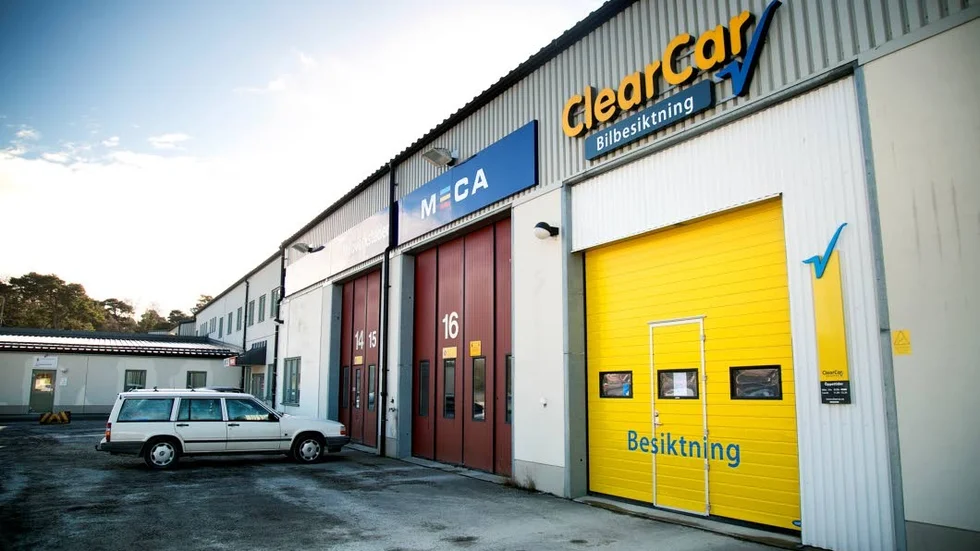 Clearcars station på Visborgsområdet.