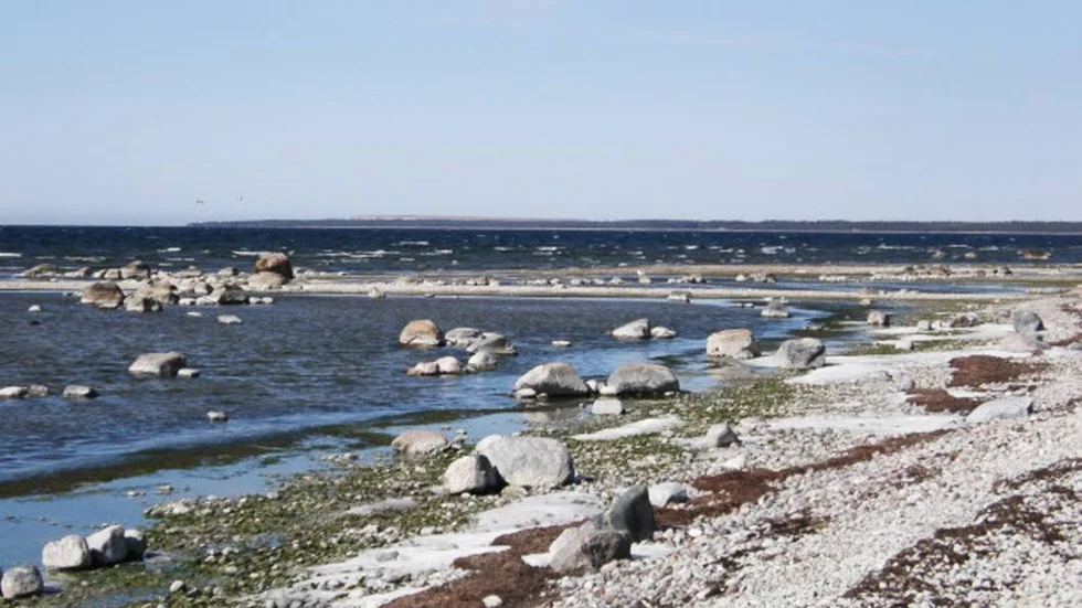Stranden vid Kvarnåkershamn.