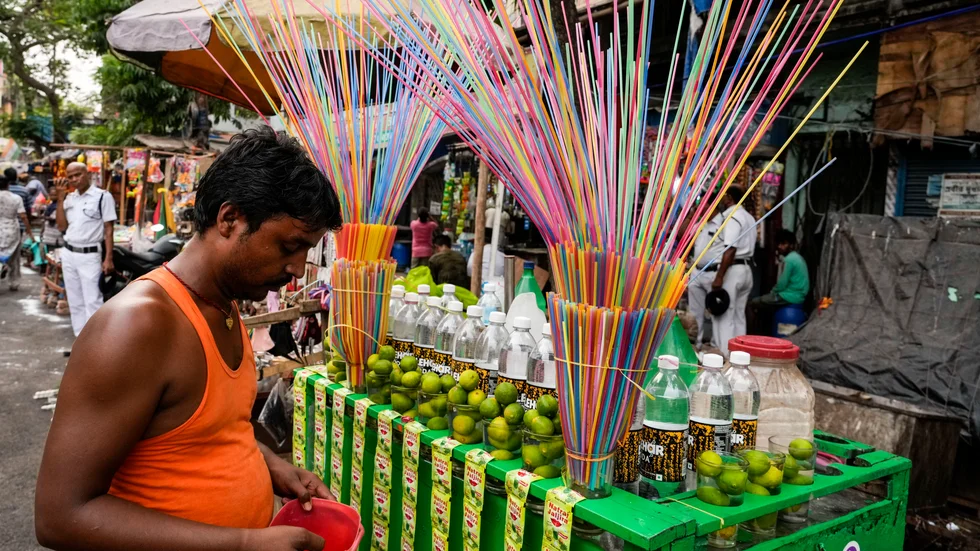 Indiens centralbank höjer överraskande styrräntan med 40 punkter. Arkivbild.