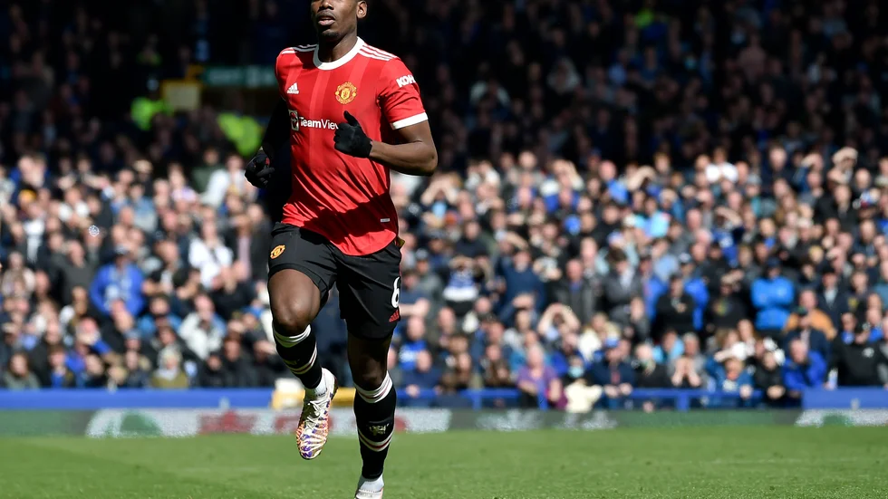 Paul Pogba har spelat färdigt i Manchester United. Arkivbild.