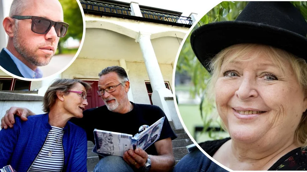 NY SÄSONG. Tomas Andersson Wij  och Kikki Danielsson är klara till sommarens inspelning av "Så mycket bättre" hos Maria och Håkan Ahlsten på Grå Gåsen i Burgsvik.