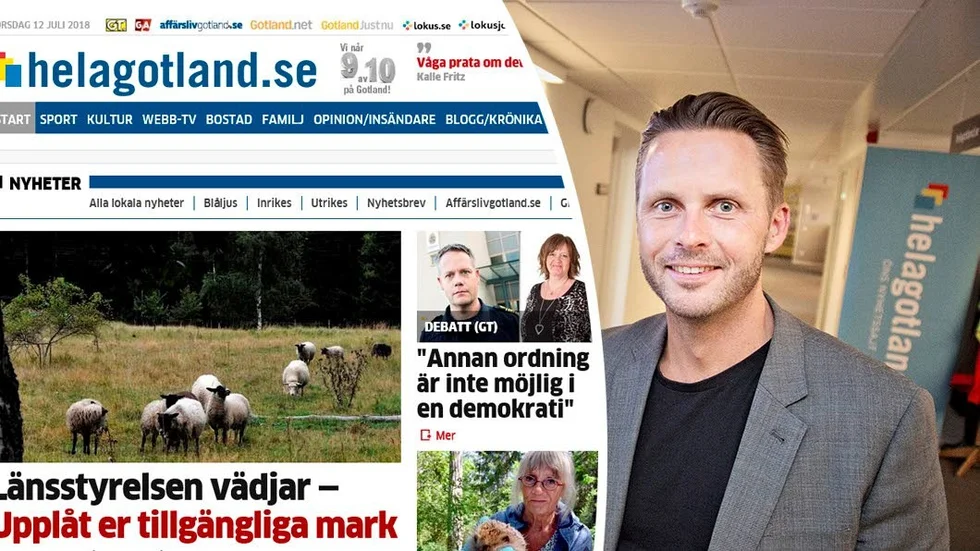 Mats Pettersson, redaktionschef Helagotland.se.