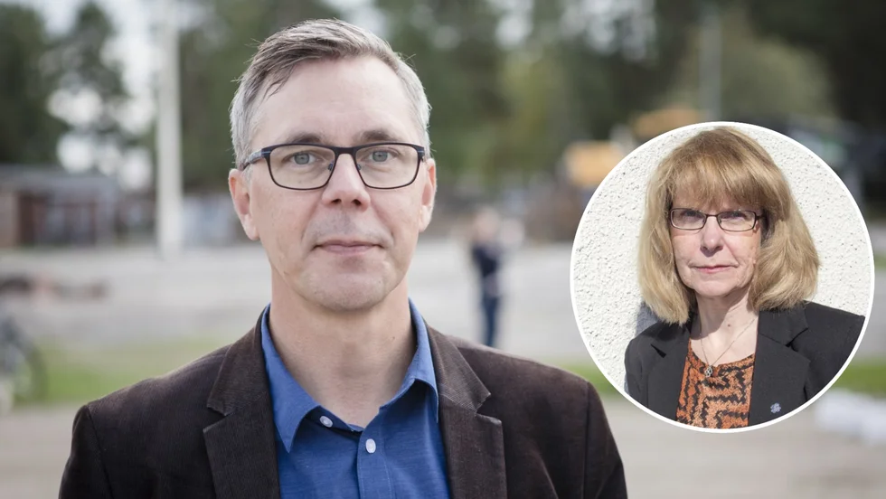 Johan Söderberg (S) och Inger Fredriksson (C) om otryggheten i Nävertorp.