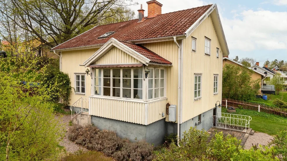 Huset i Hjorted är veckans mest klickade från kommunen på bostadssajten Hemnet.