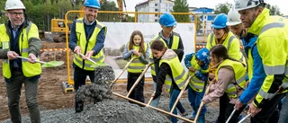 Första spadtaget för Rosendals skola: "Känns fantastiskt att vara igång"