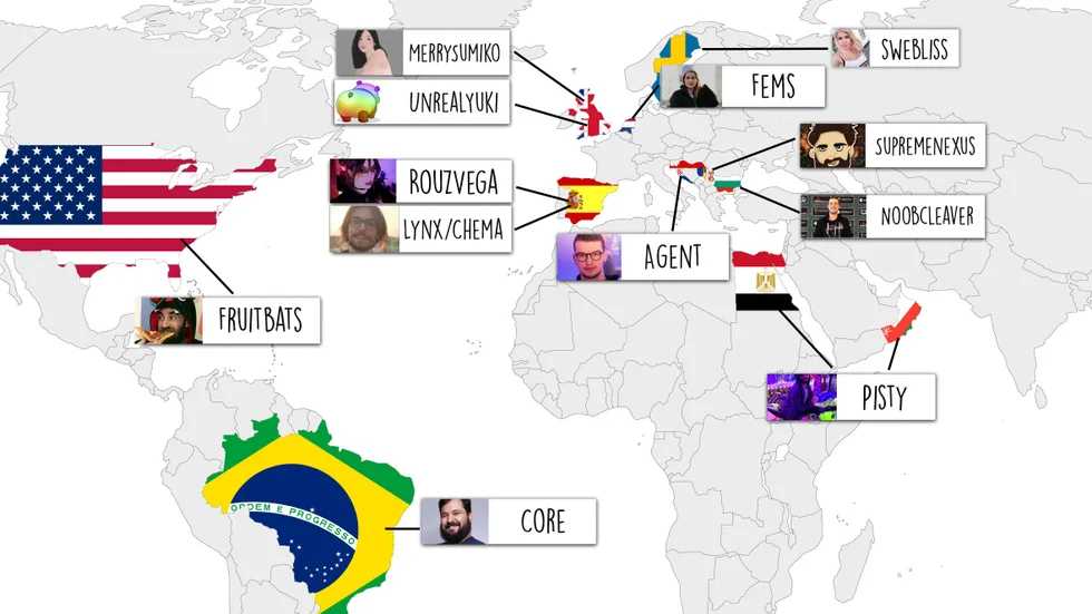Samtliga influencers är inbjudna av Global Top Round och Arctic Game.