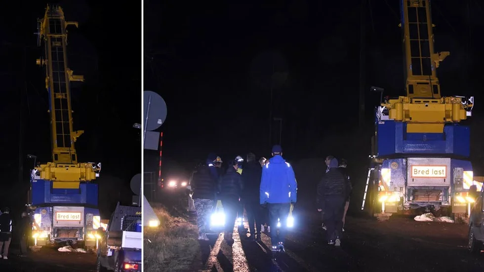 Olyckan. Kranbilsolyckan kommer att utredas ur ett tekniskt perspektiv, men det är oklart om polisen kommer att utreda den.