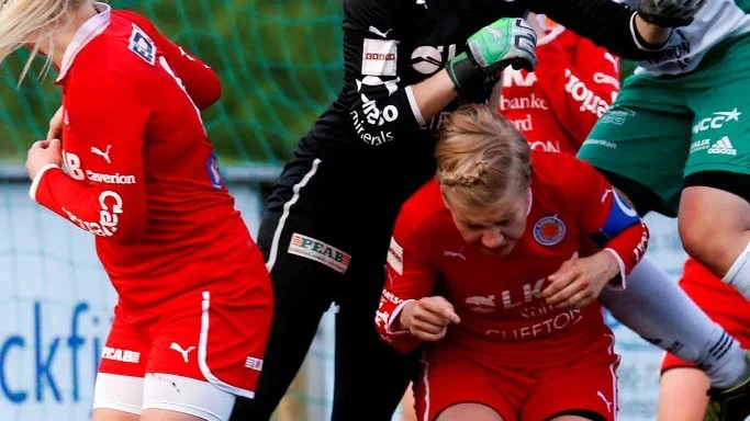 NY. Målvakten Maria Lindgren är klar för Notviken.