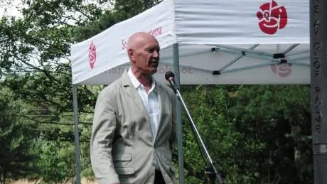 Pierre Schori höll i söndags på Fårö ett ideologiskt tal som man sällan hör numera. Foto: Ronnie G Lundin