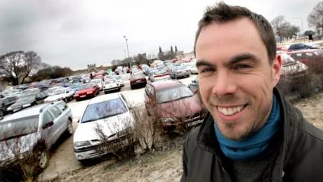 Regionstyrelsen bestämde att den första timmen ska vara fri på de platser som får p-avgifter i sommar. Miljöpartiet, här representad av dess vise ordförande Matias Lundström, fick därmed vika sig.
Foto: Tommy Söderlund/GT Arkiv