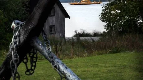 Snyggt vid Sundet. Den nye ägaren vill göra något fint av fastigheten i Fårösund.
