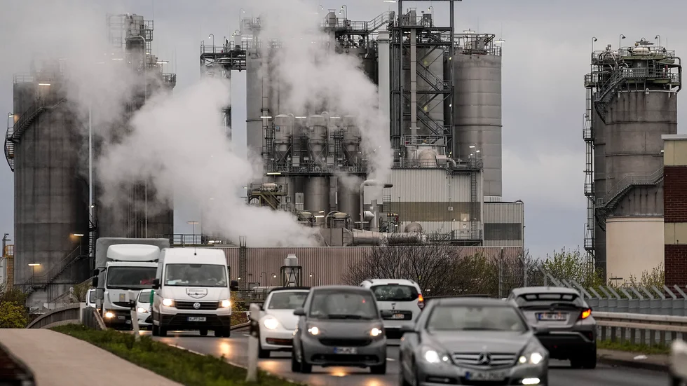 Kraftigare inbromsning än väntat i eurozonens industri. Arkivbild