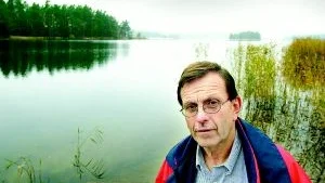 Hjortens vatten kompletteras. Ulf Andersson är i stort sett nöjd med Miljödomstolens dom, som innebär klartecken att dra en ledning från sjön Vångaren till Hjorten. Foto: Anders Steiner