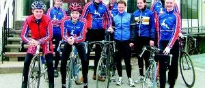 Cyklister från Norrköping  
trivdes utmärkt i Odensvi