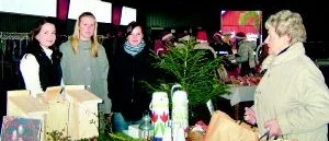 Julmarknad i ridhuset i Frösvi