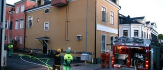 Fick evakueras efter brand i källarutrymmet