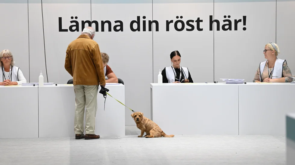 Förtidsröstning på centralstationen i Stockholm. Enligt Valmyndigheten kommer öppettiderna vara extra generösa i förtidsröstningslokalerna i år.