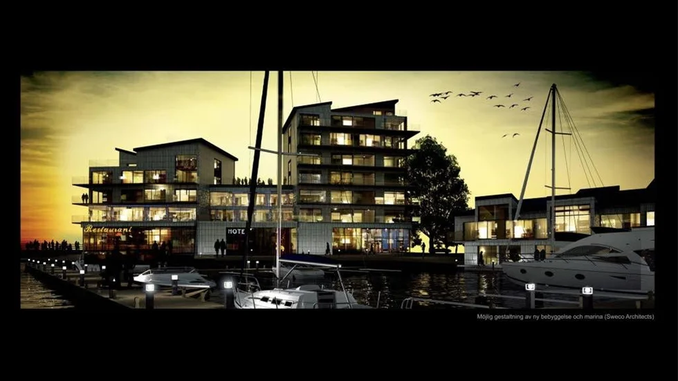Miljö- och byggnadsnämnden ställer sig positiv till den bebyggelsen på Slottsholmen.
Illustration: Sweco
