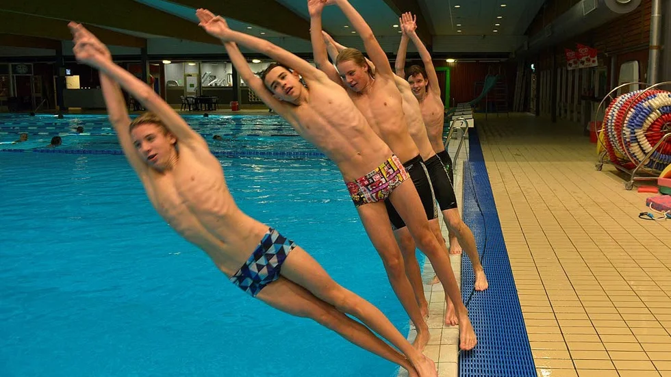 VSS-simmarna trivs i bassängen just nu. Erik Ohlsén, Edvin Torlakovic, Felix Öberg, Axel Björnberg och Jesper Jönsson presterade riktigt bra på ungdoms-SM.