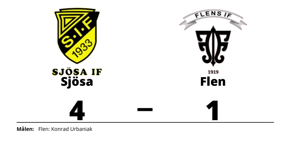 Sjösa IF vann mot Flens IF