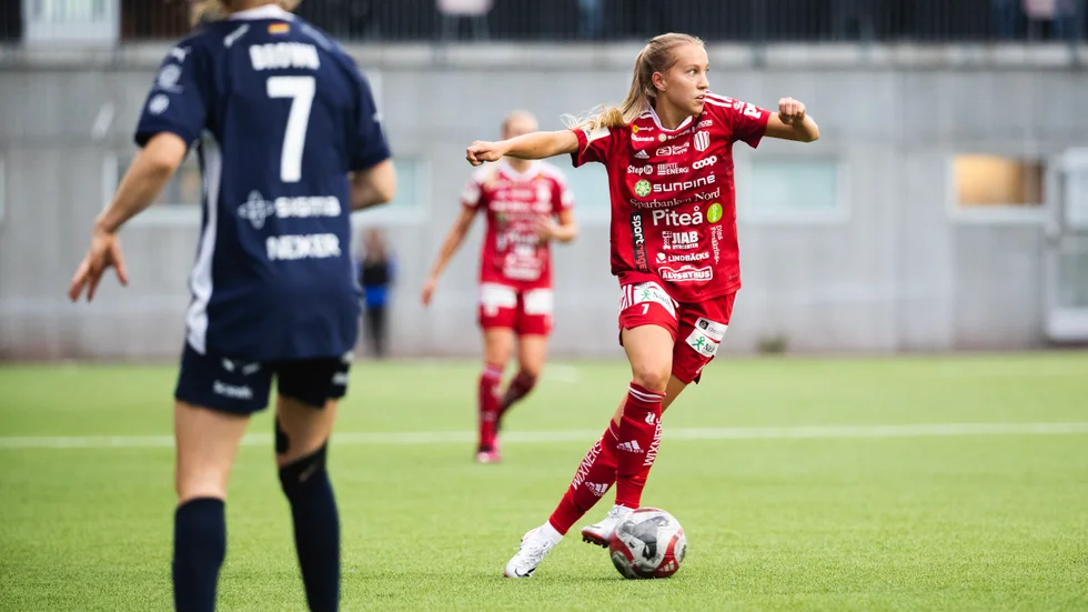 Nu är det helt klart att Sara Eriksson lämnar Piteå och är klar för Linköping. Under torsdagen presenterades hon av sin nya klubb i damallsvenskan. (Arkivbild)