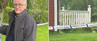 Bostad avspärrad i Sunderbyn      