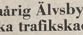 Ur PT:s arkiv: Svängde ut framför bilen