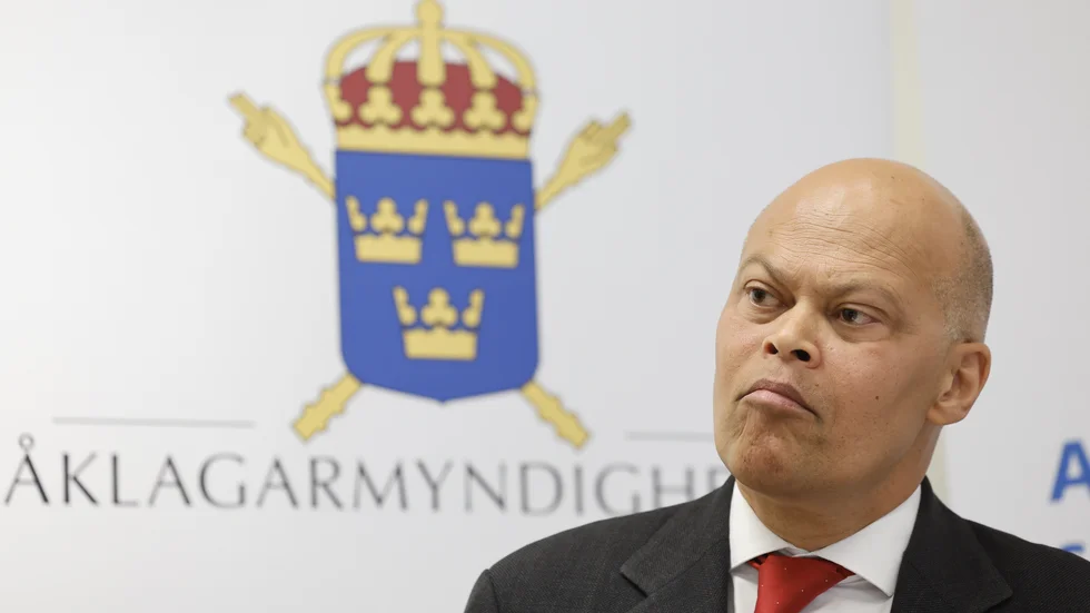 Chefsåklagare Per Nichols, förundersökningsledare på Särskilda åklagarkammaren, höll pressträff om åtalet på fredagen.