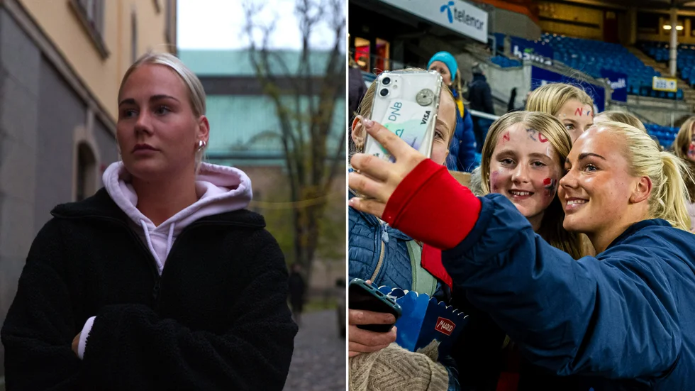 Cathinka Tandberg om känslostormen när hon debuterade för det norska landslaget.