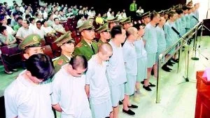 I topp. Enligt bedömningar avrättas omkring 10 000 personer i Kina varje år. Därmed svarar Kina för 95 procent av alla dödsstraff i världen.Foto: EPA/Scanpix