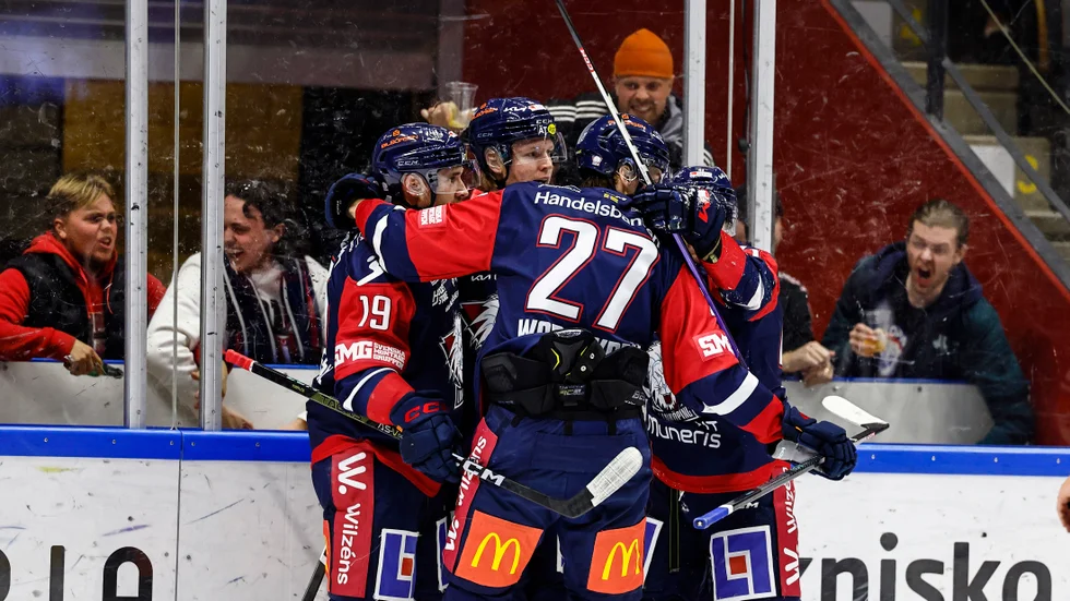 LHC-jubel mot Växjö.