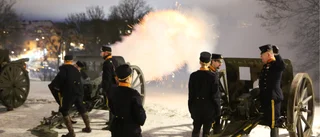 Här avfyras kanonskotten vid Uppsala slott