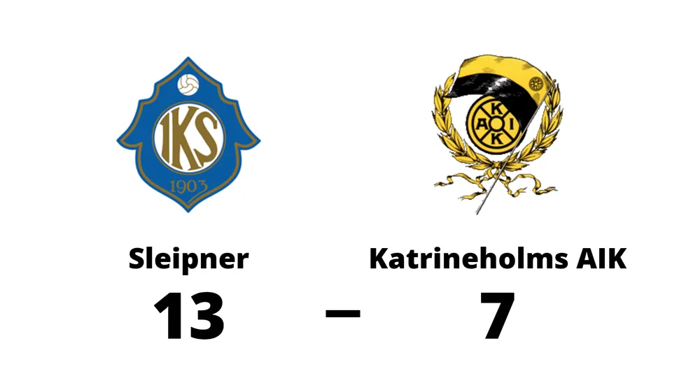 IK Sleipner vann mot Katrineholms AIK