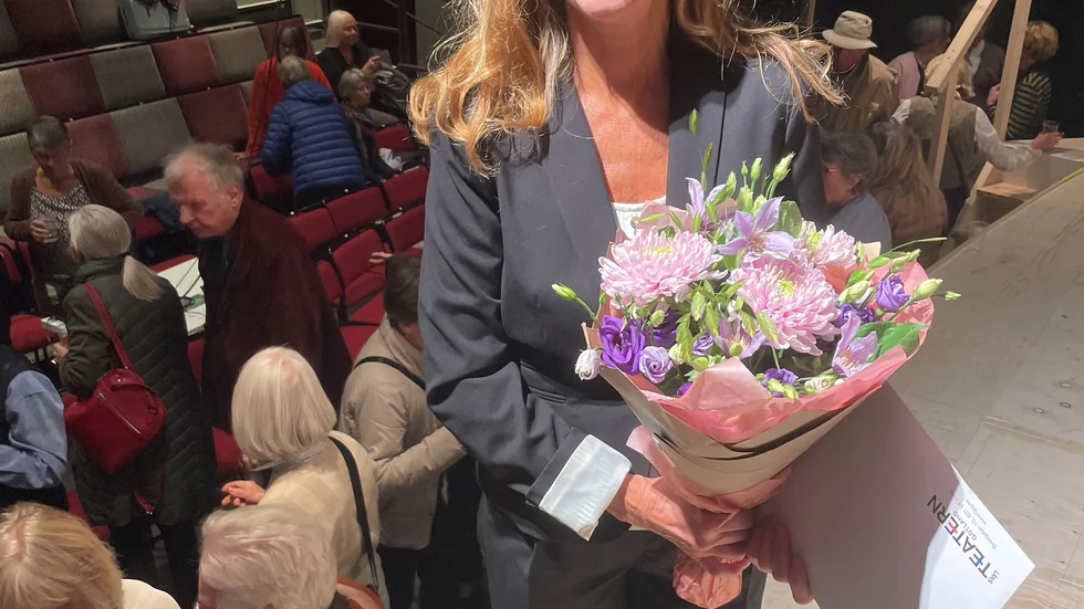 Anna Jankert överraskades när teatern presenterade sitt program för medlemmarna i Länsteaterns vänner.