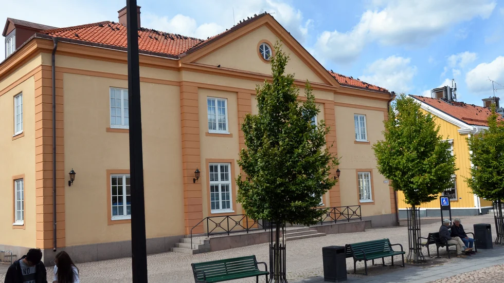 Här, i markplan, har Bitus AB sina nuvarande kontor. Under vintern kommer företaget att flytta ut och kontoren hamnar istället i Fågelfors och Nybro, i närheten av produktionen.