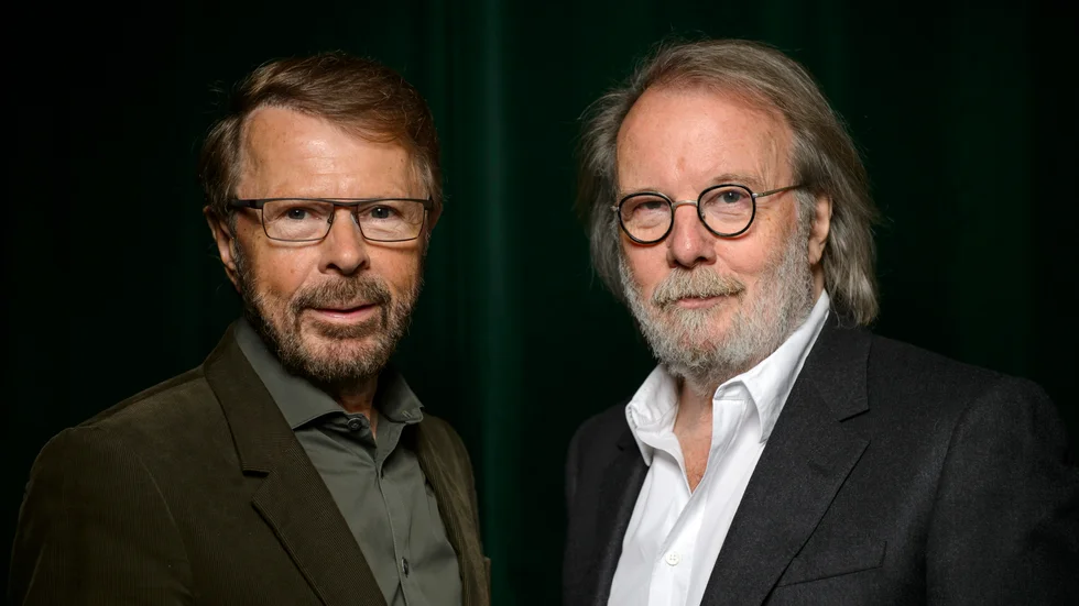 Björn Ulvaeus och Benny Andersson. Arkivbild.