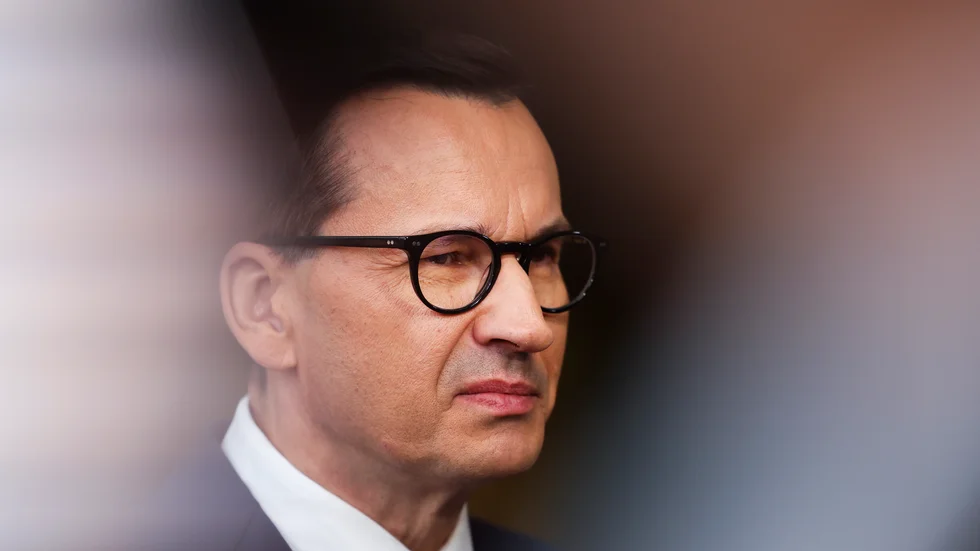 Polens premiärminister Mateusz Morawiecki. Arkivbild.
