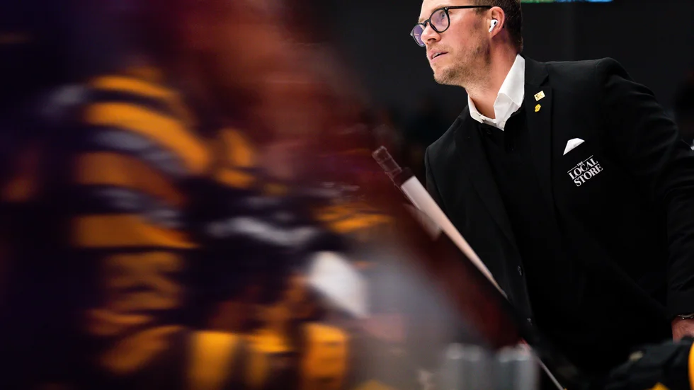 Andreas Falk, som ansvarar för offensiven i Skellefteå AIK, var nöjd över hur hans lag gjorde mål i segern mot Oskarshamn.