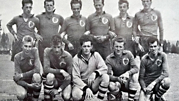 1957 års fotbollslag anses vara Utterliden/Sandträsk IK:s bästa genom åren.