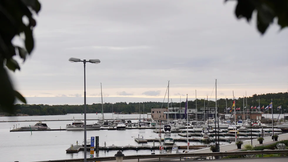 Västervik på fredagsmorgonen.