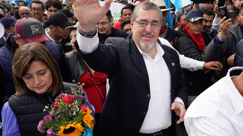Guatemalas näste president Bernardo Arévalo.