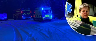 Tufft väglag för ambulansen: ”Svårt när bilen skakar”
