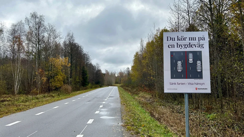Kommunens senaste tillskott vad gäller bygdevägar är nu färdig. 