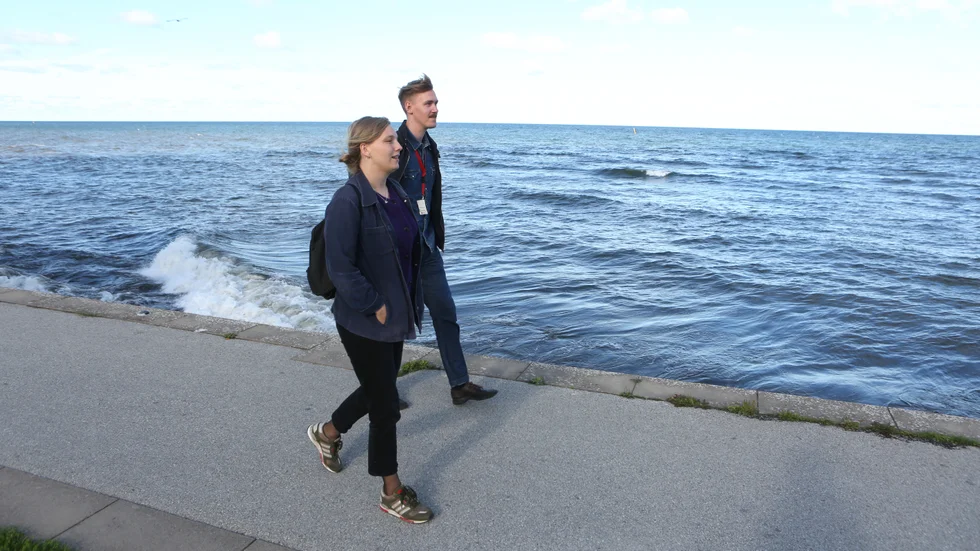 Till att börja med måste man sätta en organisation för klimatanpassningsarbetet inom Region Gotland. "Med tanke på budgeten måste vi vara säkra på att vi gör rätt saker", poängterar Nathalie Ahlstedt Mantel och Max Sundberg Wallman.