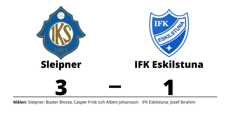 IK Sleipner vann mot IFK Eskilstuna