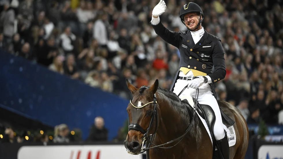 Patrik Kittel på hästen Touchdown. Arkivbild.