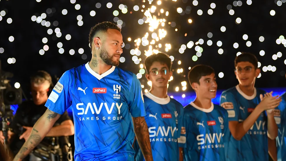 Neymar, numera i al-Hilal, är en av spelarna som har flyttat till Saudiarabien. Arkivbild.