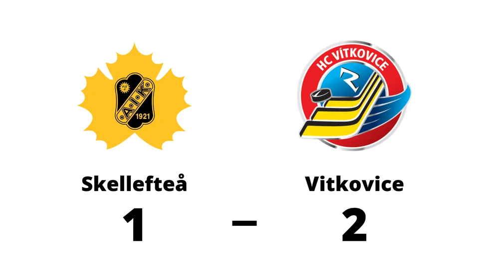 Skellefteå AIK förlorade mot HC Vitkovice